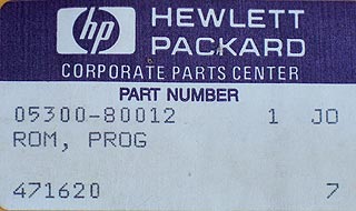 HP/Agilent IC, 05300-80012
