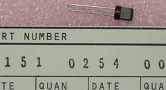 151-0254-00 Tektronix Transistor