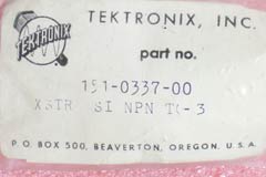 151-0337-00 Tektronix Transistor