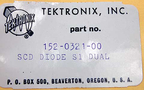 152-0321-00 Tektronix Diode