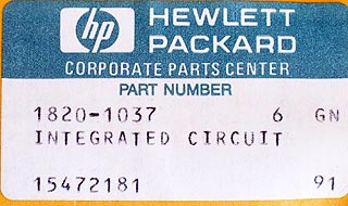 HP/Agilent IC, 1820-1037