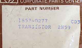 1853-0277 HP/Agilent Transistor