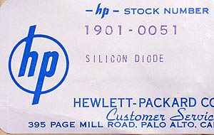 HP/Agilent  1901-0051  Diode