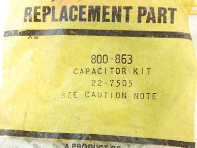               Zenith 800-863 4 Lead Safety Capacitor Kit
