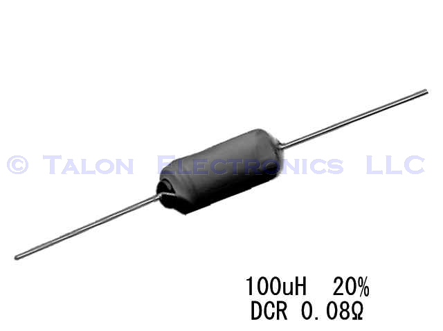   100uH High Current Axial Lead Inductor