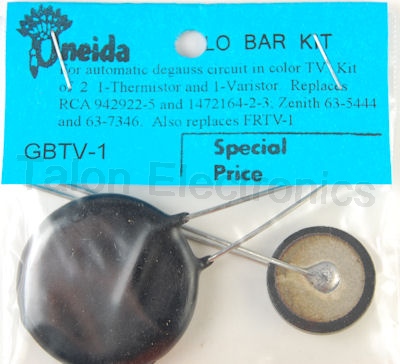     Oneida Thermistor/Varistor Glo Bar Degaussing Kit, GBTV-1