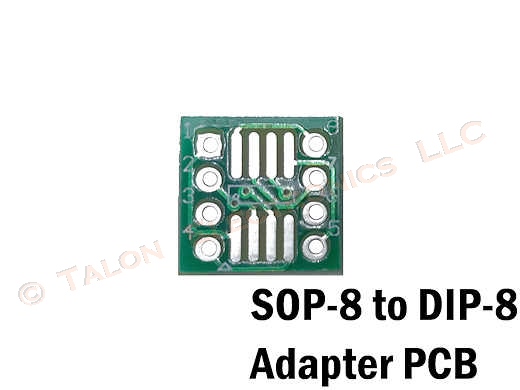  SOP-8 / SSOP-8 / SOIC-8 to DIP-8 Adapter PCB  
