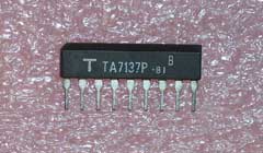 TA7137P Audio Preamplifier IC for Tape Decks