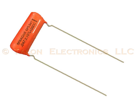   .047uF/600VDC Orange Drop capacitor Sprague 6PS-S47