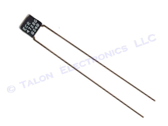 .047uF  / 50V  2% radial metallized polycarbonate film capacitor - Electronic Concepts ECR473BG