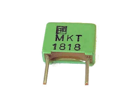    .015uF / 250V radial polyester film box capacitor  MKT1818