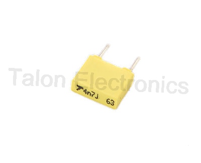       .0047uf /  63VDC radial film box capacitor 4700pF (Pkg of 12)