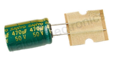   470uF  50V  105 Degree Radial Electrolytic Capacitor