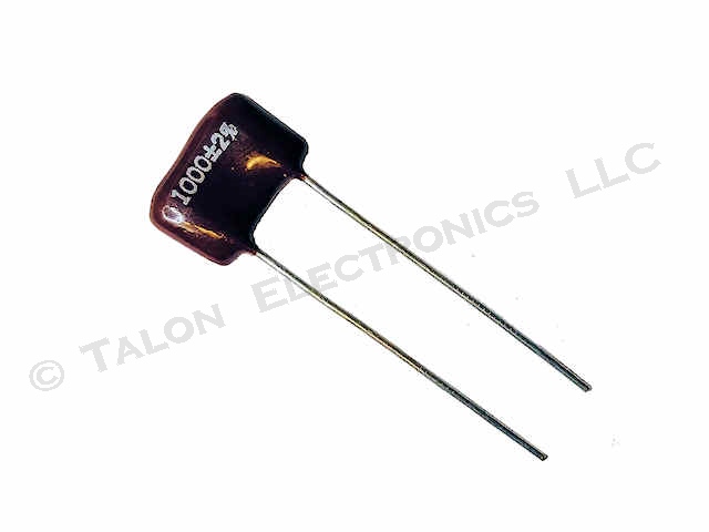  1000pf Dipped Silver Mica Capacitor  500V 2%  DM19F102G
