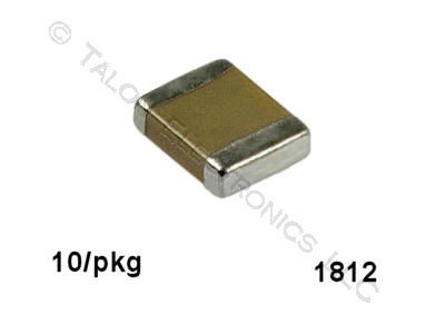    0.47uf 250V Surface Mounted MLCC Capacitor Size 1812 (Pkg of 10)