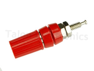       Red Insulated Binding Post - 15 Amps - Abbatron 1275-102