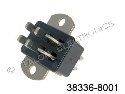   6 Contact Panel Mount Power Connector Beau 38336-8001 Plug