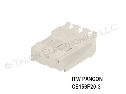    ITW PANCON CE156F20-3 0.156" 3 Pin Connector