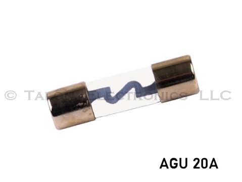    20A 32V 5AG  Fast Acting Fuse with Gold Plated End Caps