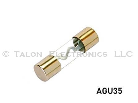    25A 32V 5AG  Fast Acting Fuse with Gold Plated End Caps