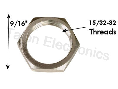  Hex Nut for 15/32-32 Threaded Switches