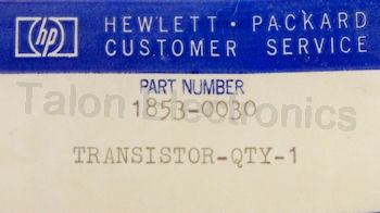 1853-0030 HP/Agilent Transistor