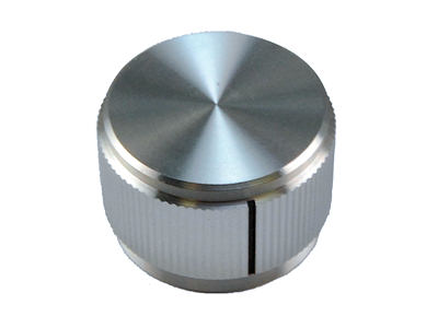 Aluminum Knob With Index Line for .250" Shafts KN-900A