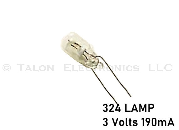  324 Lamp - T-1 1/4 with Leads 3V 190mA
