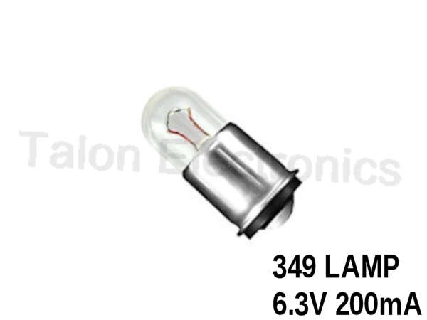  349 Lamp - T-1-3/4  Midget Flange 6.3V 200mA
