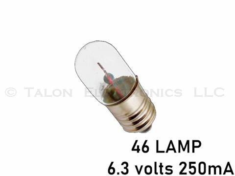   46 Lamp -  Miniature Screw Base 6.3V 250mA
