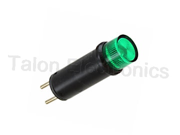   5V Green Lens Cartridge LED Dialight 507-4857-3332-500