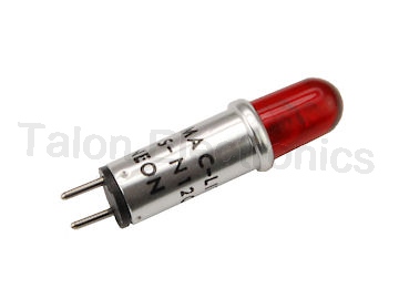  90-125V Red Neon Cartridge Lamp Eldema CG01-RCS-N120