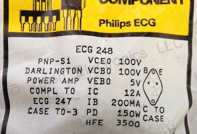  ECG248 PNP Darlington Transistor