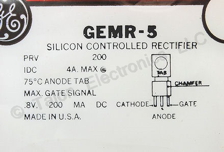 GEMR-5 Silicon Controlled Rectifier  200V 4A