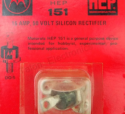 HEP-151 50V 15A Stud Mount Silicon Rectifier