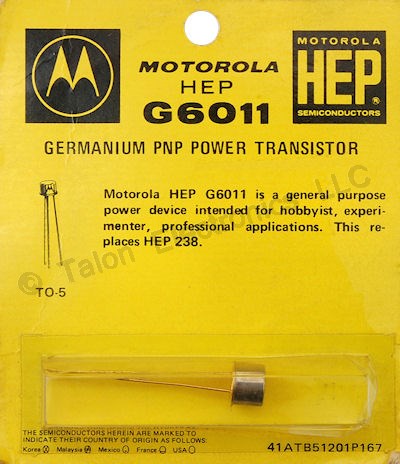 HEP-G6011 PNP High Current Power Transistor