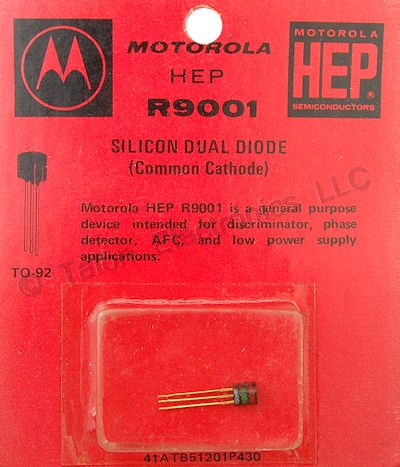 HEP-R9001 Silicon Dual Diode with Common Cathode