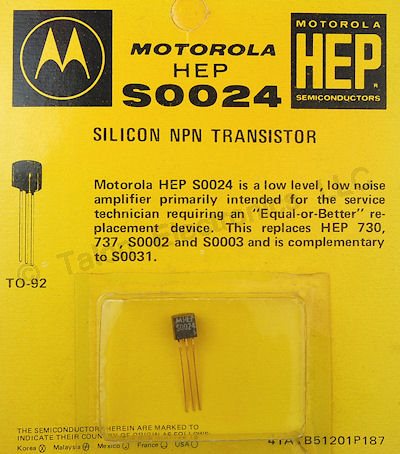 HEP-S0024 NPN Silicon Transistor