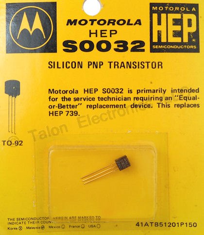 HEP-S0032 PNP Medium Current Transistor