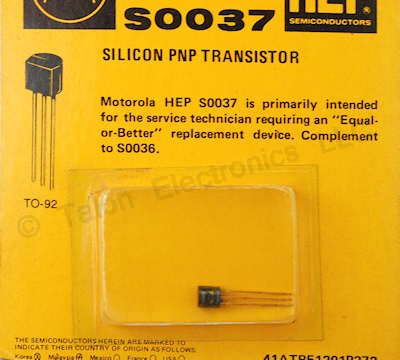 HEP-S0037 PNP Silicon Transistor