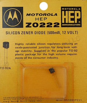 HEP-Z0222 12 Volt Zener Diode 12V 400mW
