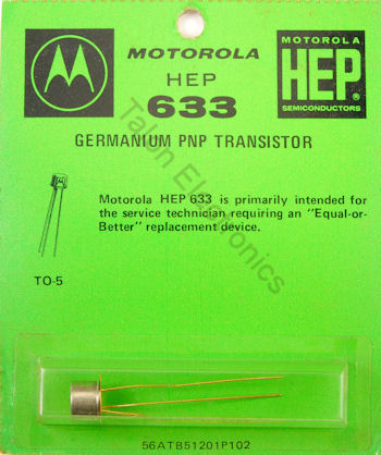 HEP-633 PNP Germanium Transistor