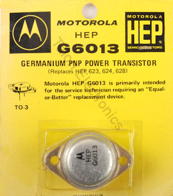 HEP-G6013 PNP Germanium Audio Power Transistor