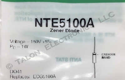 NTE5100A 150V 1 Watt Zener Diode