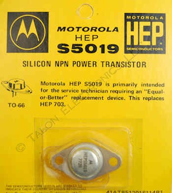 HEP-S5019 NPN Power Transistor