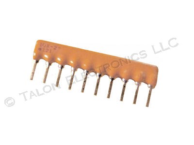    120 ohm 10 Pin SIP Isolated Resistor Network Bourns 4610X-102-121 (Pkg of 15)