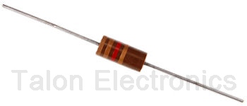      1100 Ohms,  2 Watt Carbon Composition Resistor