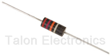     22K Ohms,  2 Watt Carbon Composition Resistor 10% Tolerance
