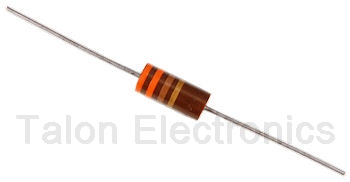       330 Ohms,  2 Watt Carbon Composition Resistor