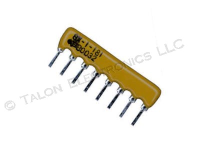    180 ohm 8 Pin SIP Bussed Resistor Network